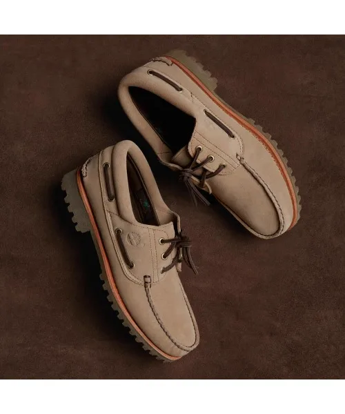 Мужские лоферы Timberland 3 Eye Lug Handsewn Boat Shoes — фото 3