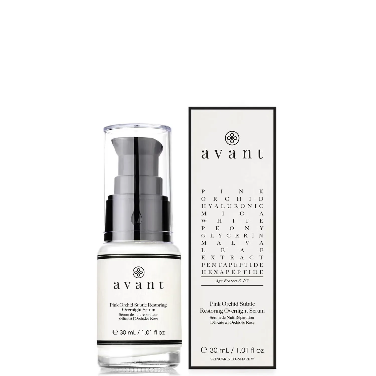 

Нежная регенерирующая ночная сыворотка с розовой орхидеей Avant Skincare