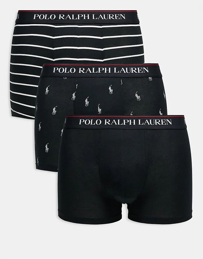 

Боксеры 3 шт Polo Ralph Lauren черного цвета, разные цвета