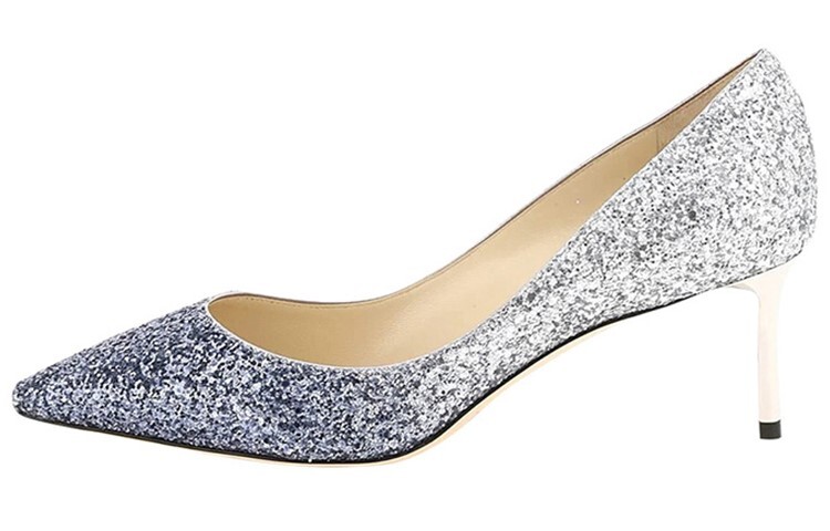 Туфли Jimmy Choo Romy High Heels Women's Silver Blue