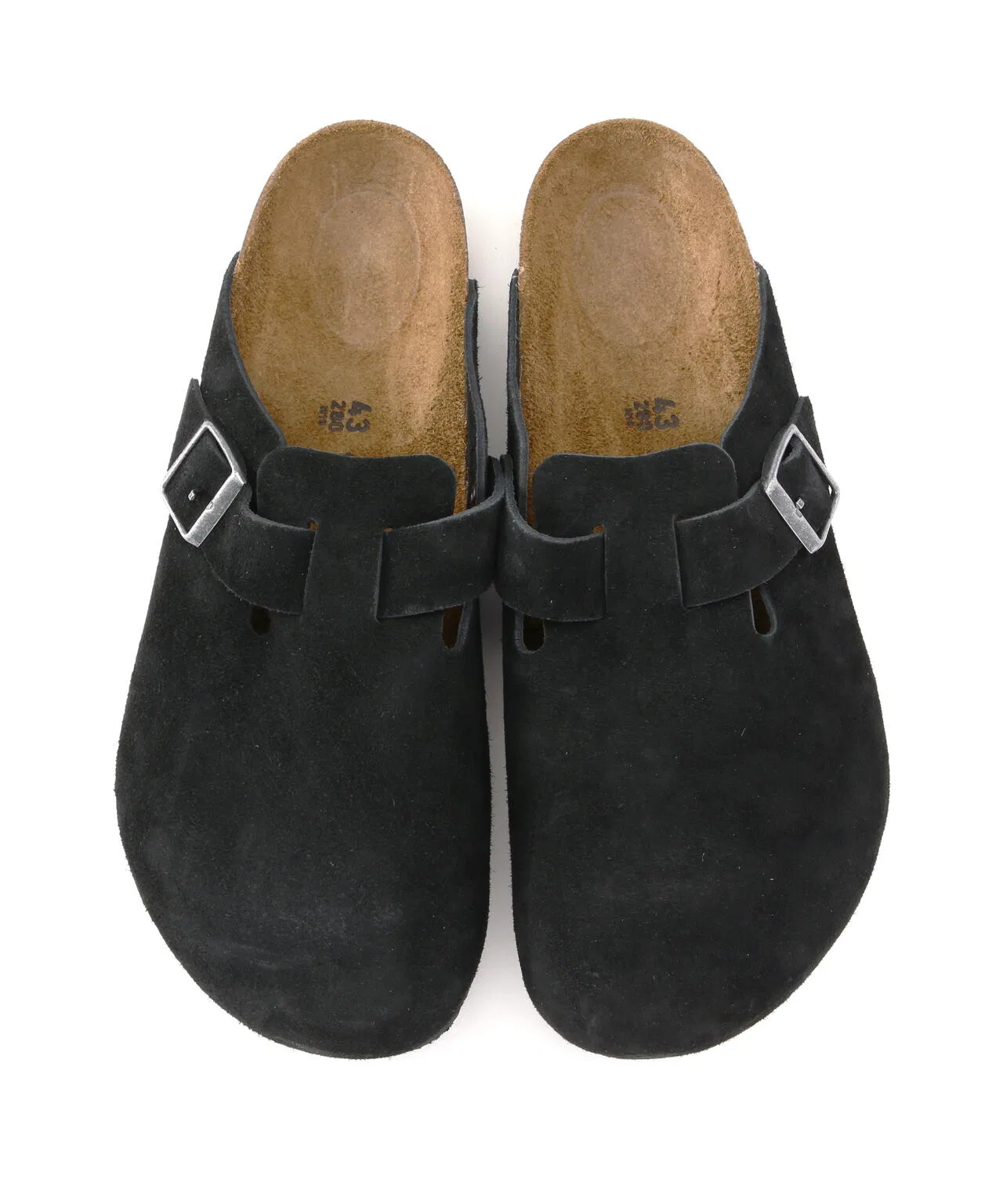 Мужские сабо из замши Birkenstock BOSTON лавандовые — фото 2