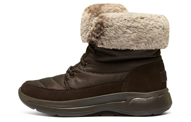 

Go Walk Arch Fit зимние ботинки женские шоколадные Skechers