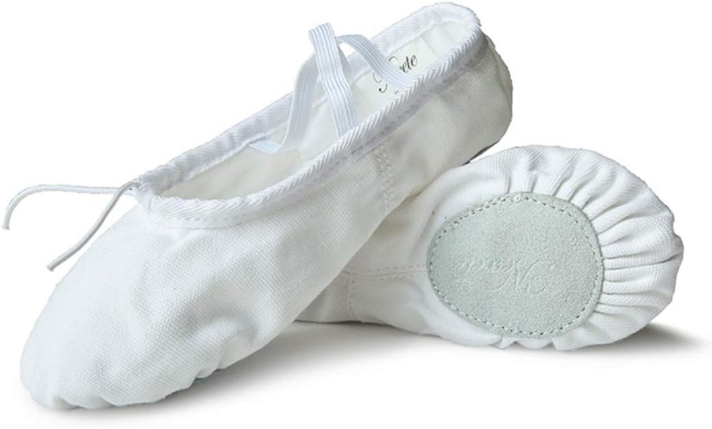 

Балетки для взрослых Nexete, танцы, йога, гимнастика, с раздельной подошвой, текстильные туфли, белый