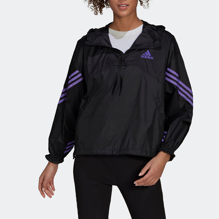 Женская анорак Back To Sport WIND.RDY Куртка черная Adidas — фото 4