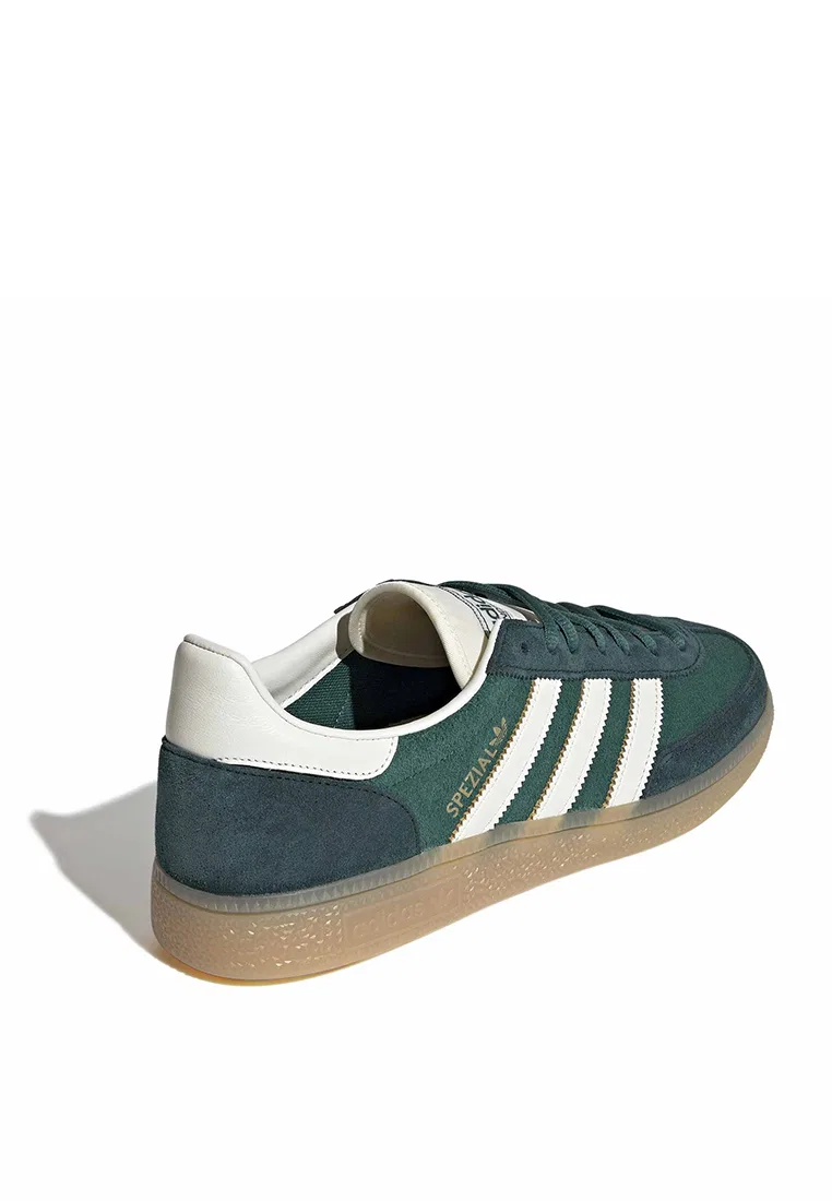 Кроссовки мужские, Handball Spezial, adidas, белый/зеленый — фото 3