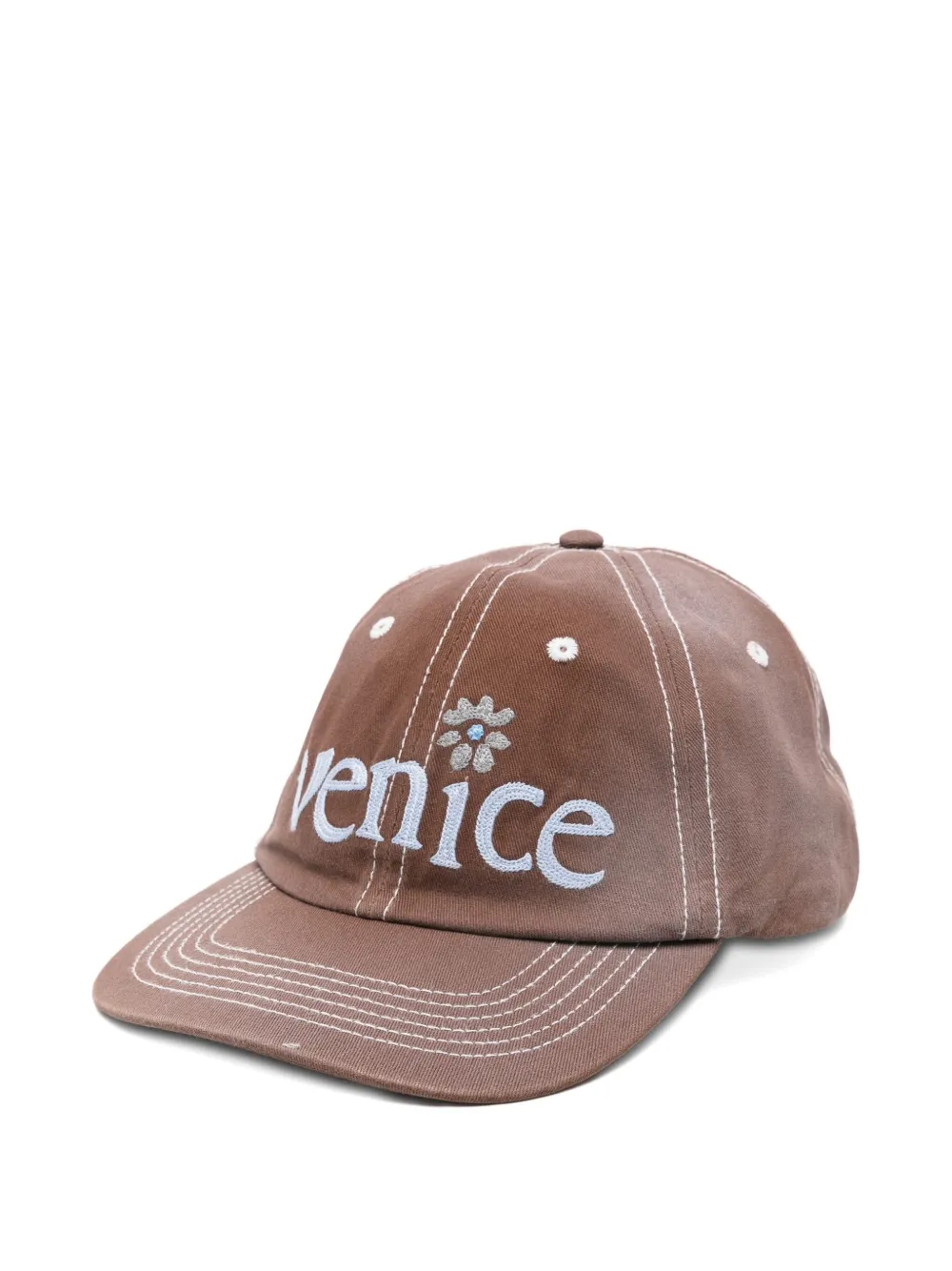 

Бейсболка с вышивкой Erl, коричневый