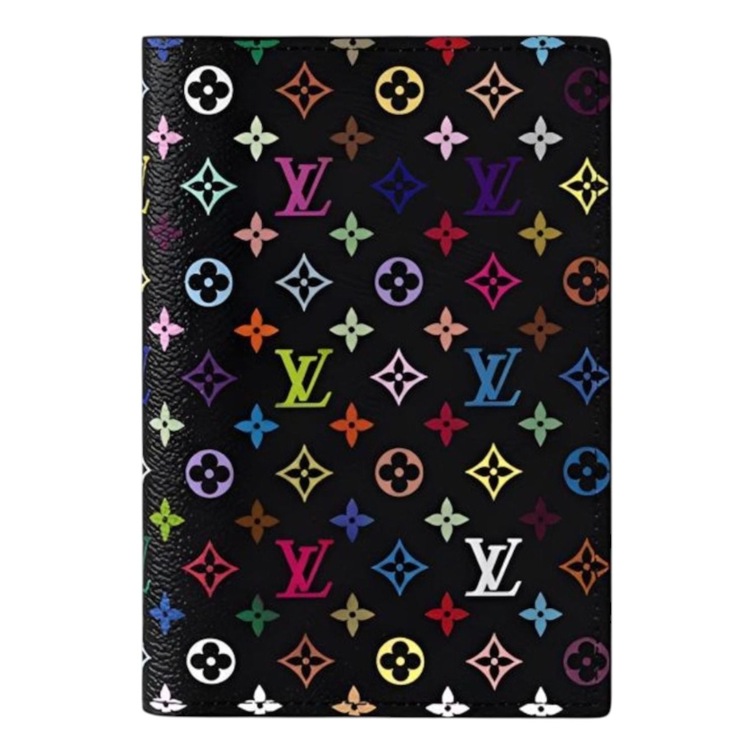 

Обложка для паспорта Louis vuitton x Takashi Murakami, цвет «Черный с разноцветными полосками»