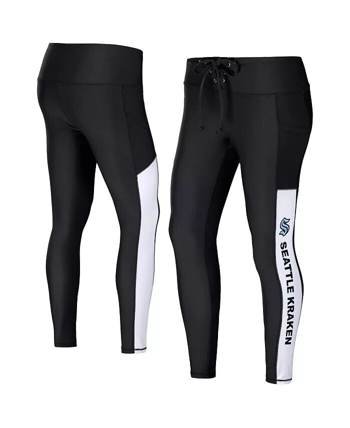 

Женские черные леггинсы Seattle Kraken Wear By Erin Andrews