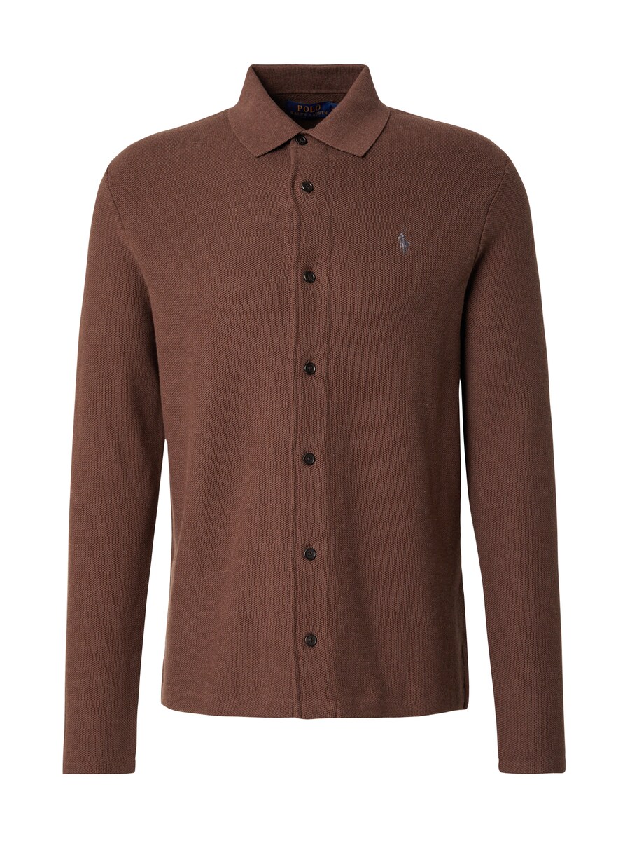 

Вязаный кардиган Polo Ralph Lauren, темно-коричневый