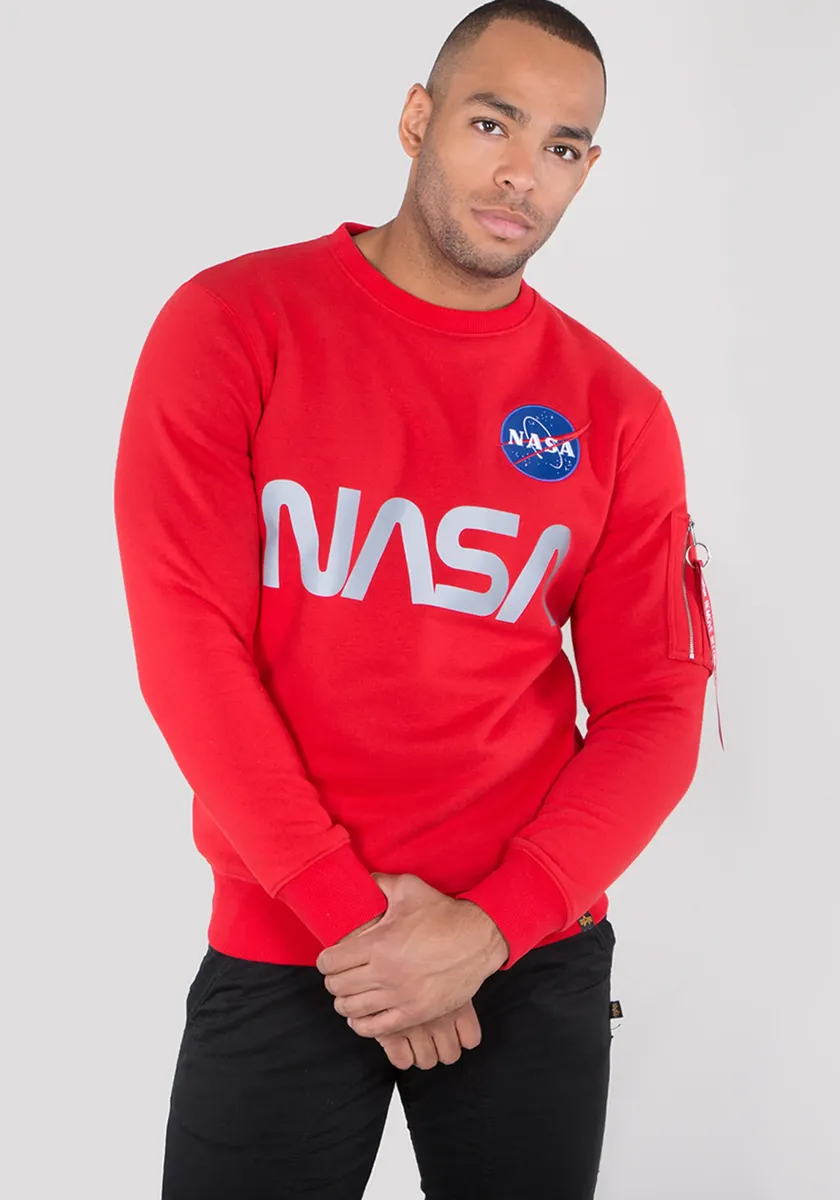 

Свитер Alpha Industries " Alpha Industries Мужчины - Толстовки Светоотражающий свитер NASA", красный