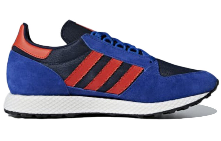 

adidas originals Forest Grove Lifestyle Shoes Men Low-top Blue/Red