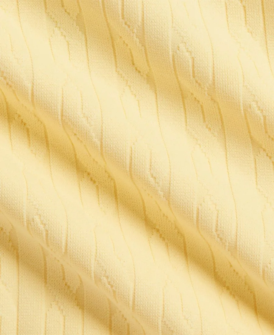Мини-купальник для девочек с жаккардовым узором «косичка» Polo Ralph Lauren, t-bird желтый — фото 3