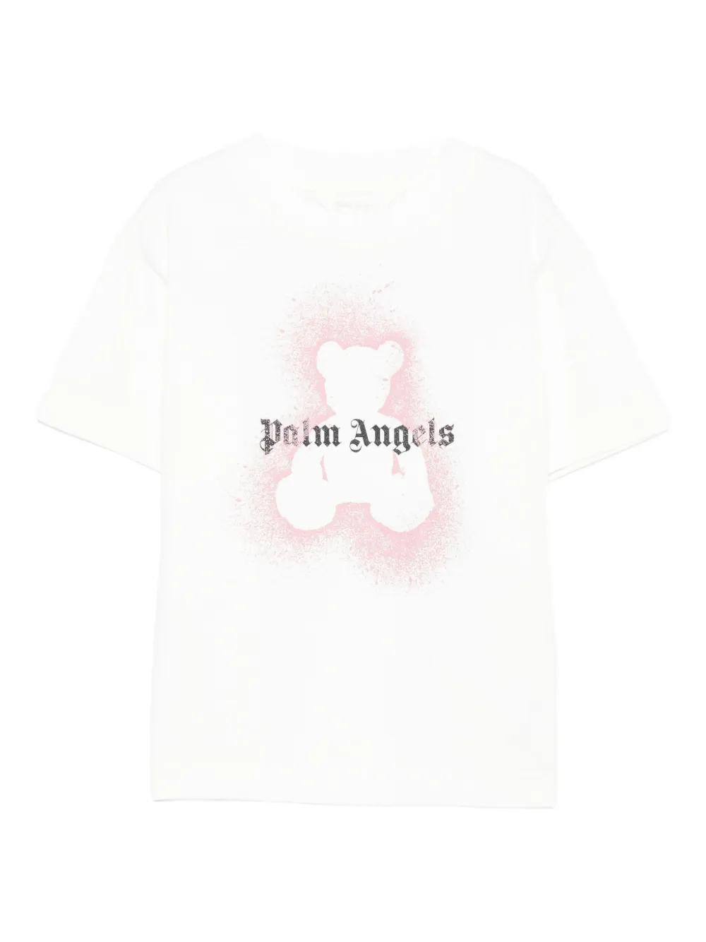 

Футболка с принтом Palm Angels Kids, белый