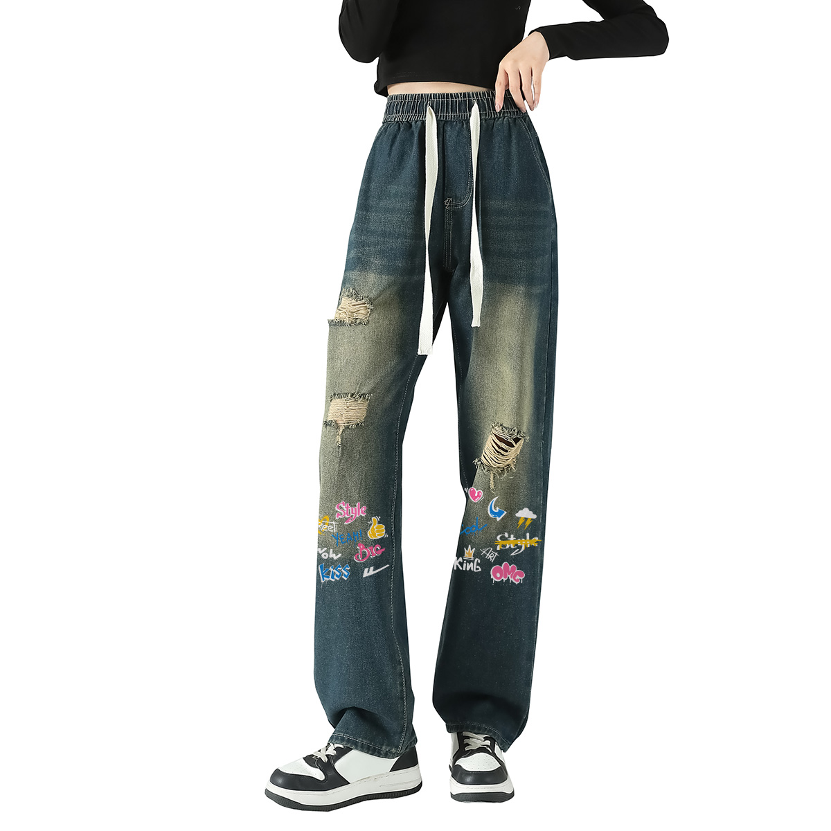 

WARRIOR Джинсы женские Nostalgic Green Moderate Straight Fit