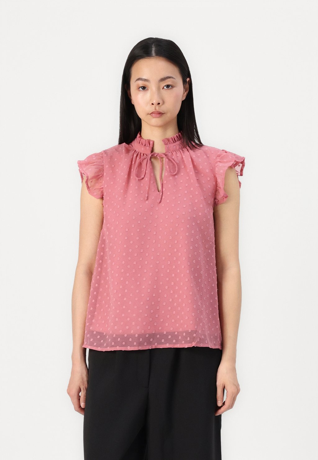 

Блуза VIEDEE V NECK TIE VILA, розовый