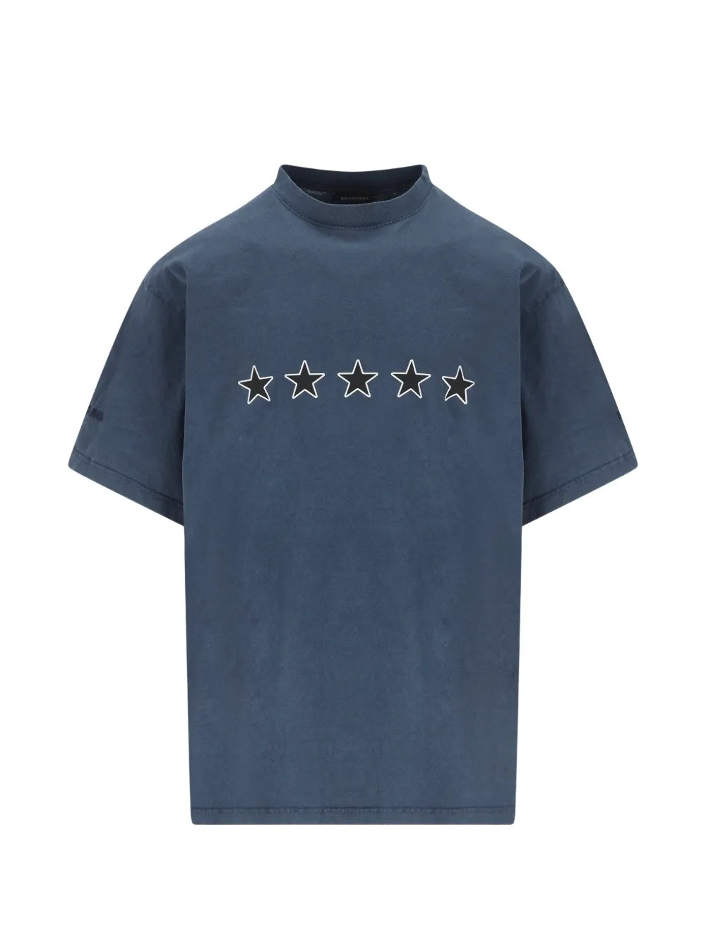 

Футболка с принтом в виде звезд BALENCIAGA, синий