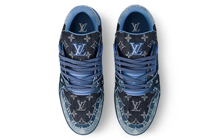 Кроссовки Low Top для скейтбординга Унисекс Синий LOUIS VUITTON — фото 3