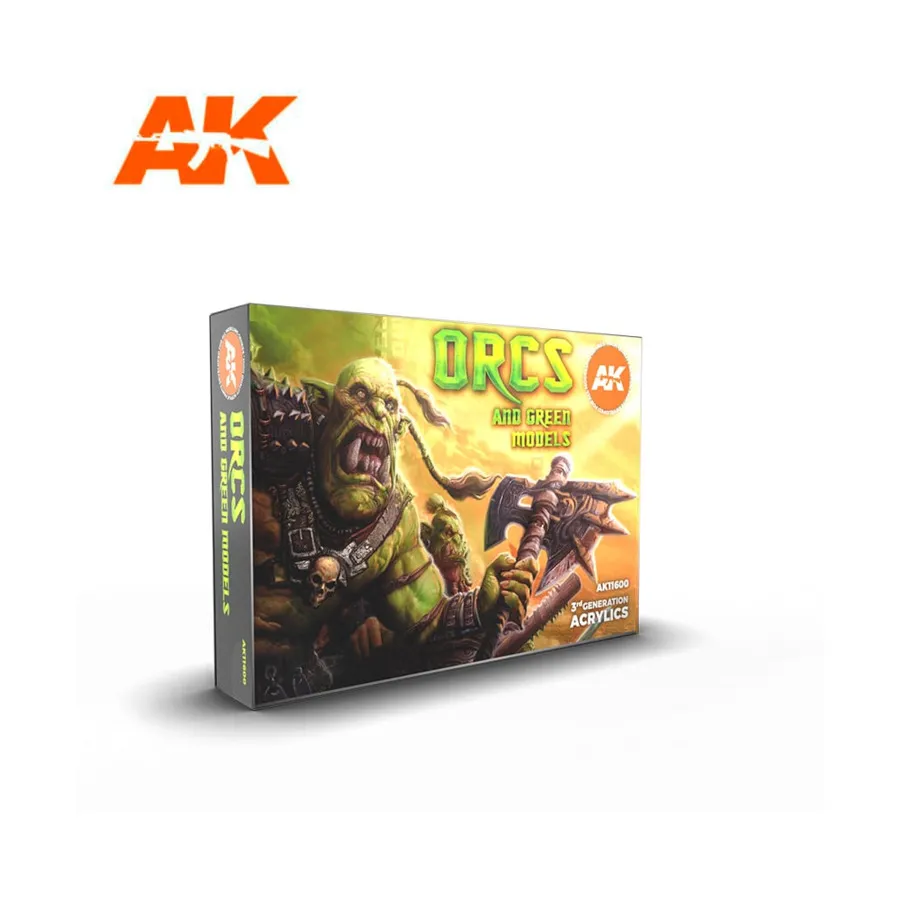 

Орки и зеленые модели, 3rd Gen Acrylic Paint Sets