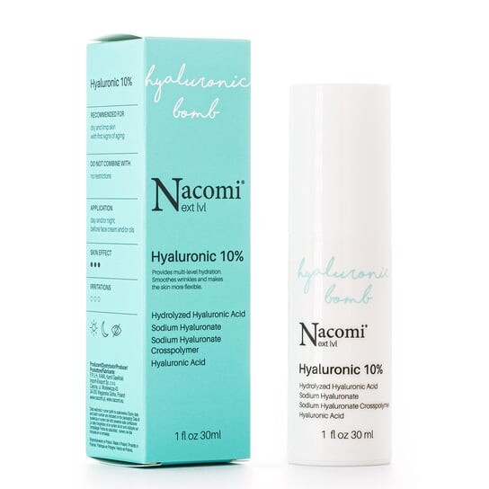 

Сыворотка с гиалуроновой кислотой 10% Nacomi, Next lvl