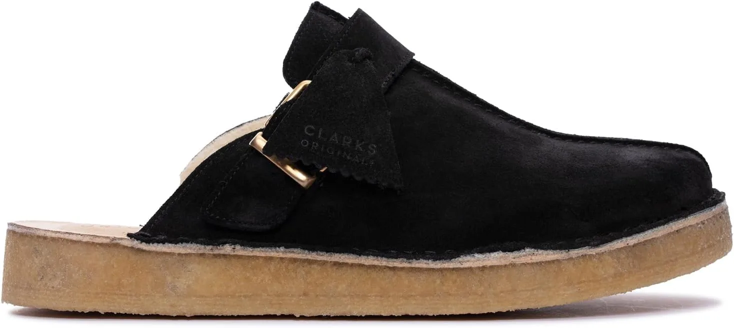 Мужские мюли Clarks Trek, черный/черный — фото 2
