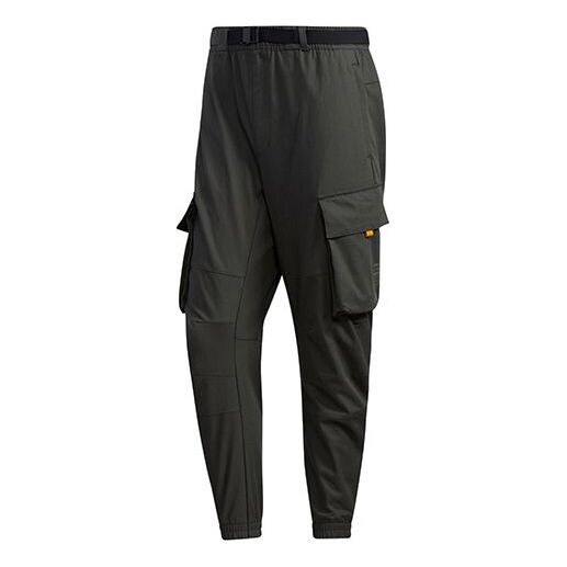 

Брюки th pnt cargo pocket woven bundle feet casual long pants brown Adidas, коричневый