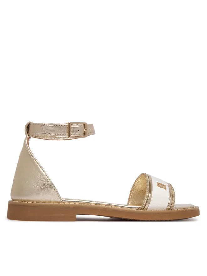 Tommy Hilfiger Сандалии T4A2-34431-0517 S золотистого цвета