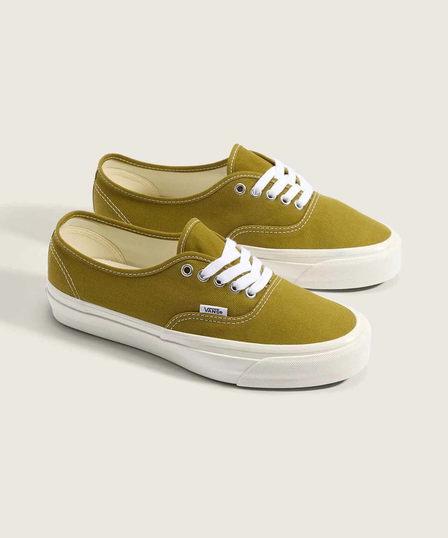 Унисекс кеды из канваса VANS PREMIUM Authentic хаки-коричневые — фото 2