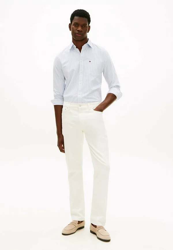 Рубашка оксфорд в широкую полоску, стандартного кроя. Tommy Hilfiger, Breezy Blue White — фото 2