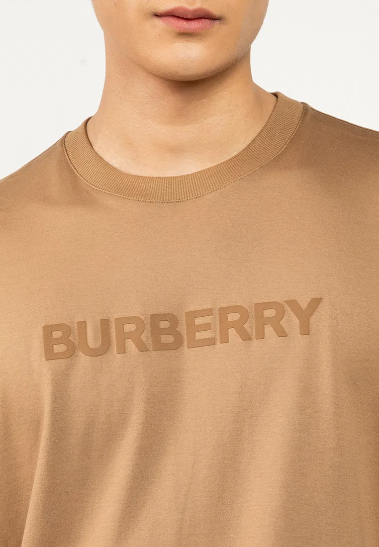 Футболка Harriston Burberry с логотипом, короткий рукав, коричневый — фото 3