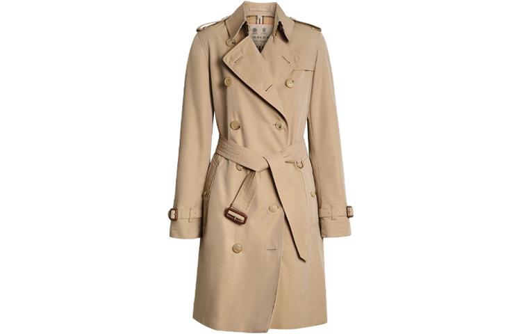 

Тренч Burberry медового цвета