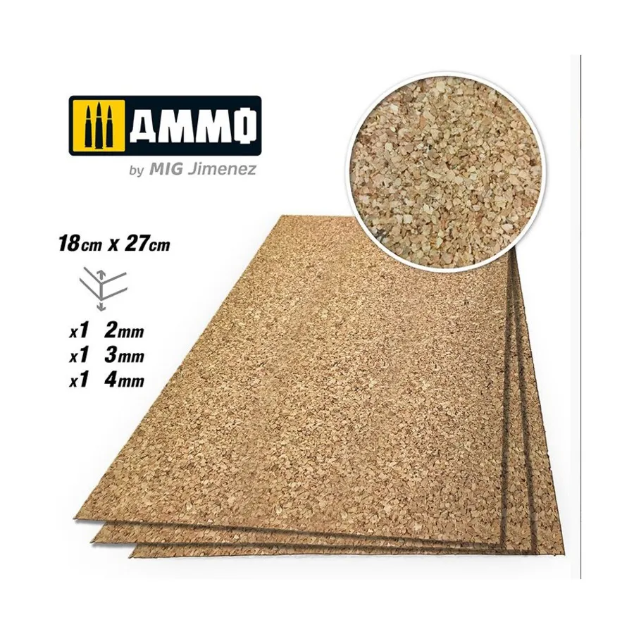 

Среднезернистый (смешанный — 2 мм, 3 мм и 4 мм), Create Cork (AMMO)
