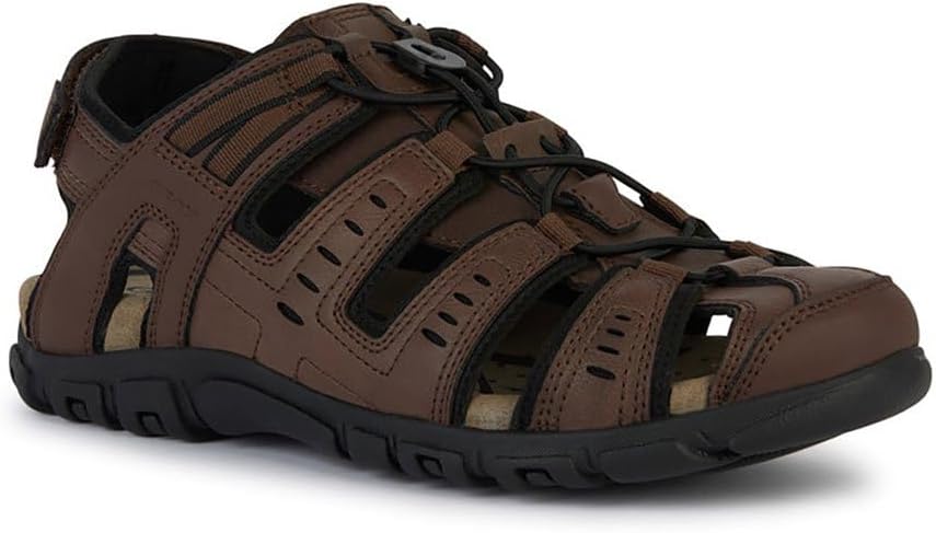 Мужские сандалии Geox U Terreno Grip aSports, темно-коричневый — фото 3