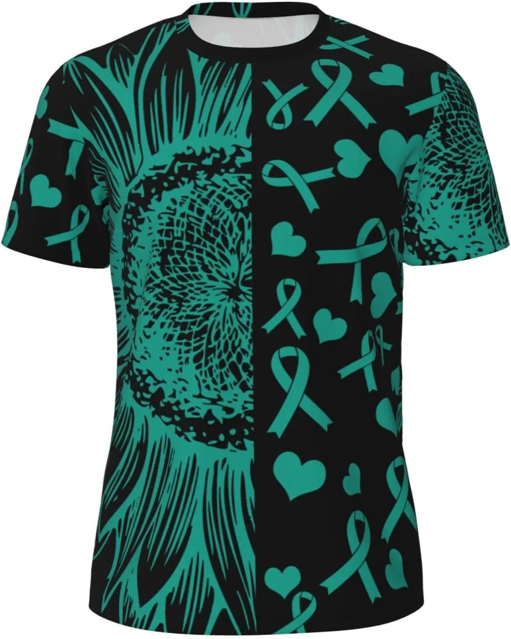 

Мужская футболка с сетчатыми вставками, короткий рукав, летняя