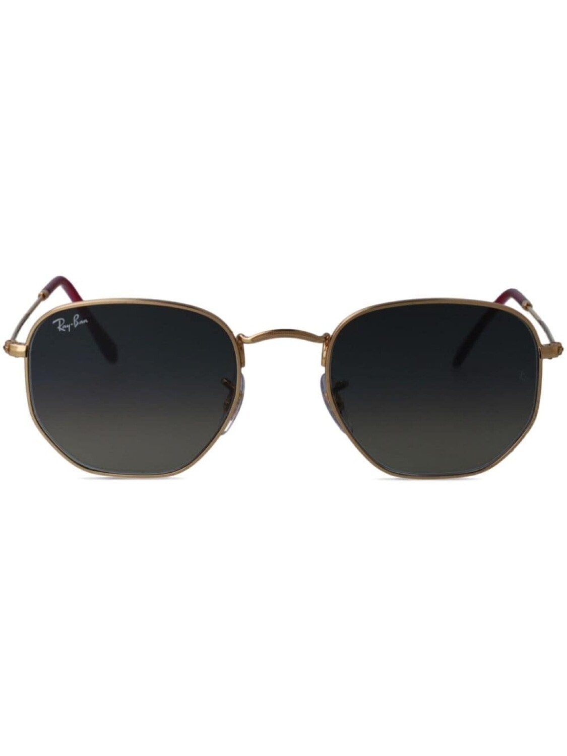 

Солнцезащитные очки Ray-Ban в геометрической оправе, золотой