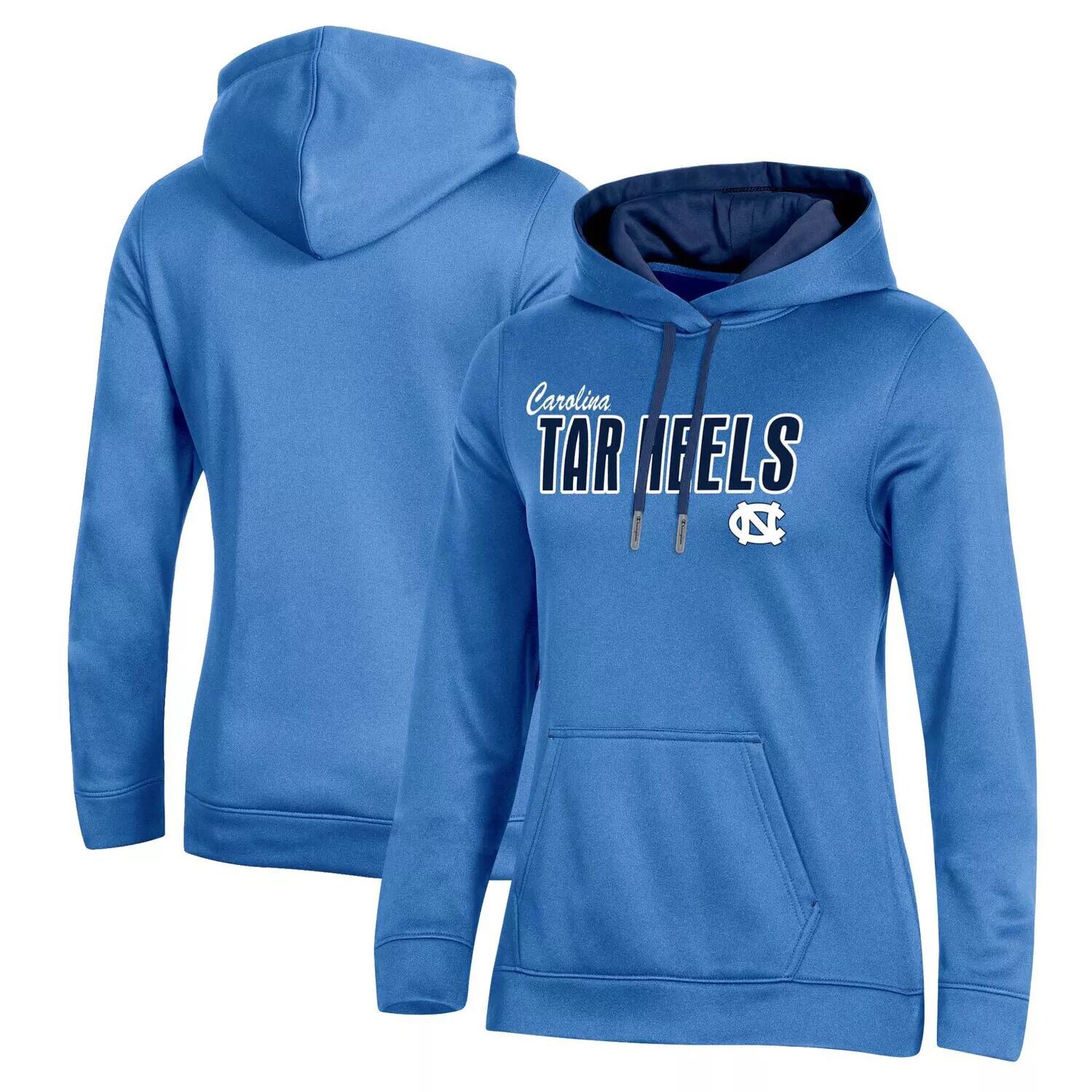 

Женский пуловер с капюшоном Champion Carolina Blue North Carolina Tar Heels Team Champion