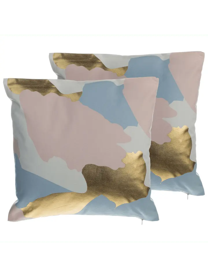 

Декоративная подушка Beliani 2er Set Deko IXIA, цвет bunt/blau/gold
