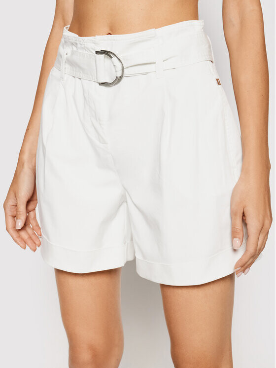 

Тканевые шорты regular fit Calvin Klein, белый