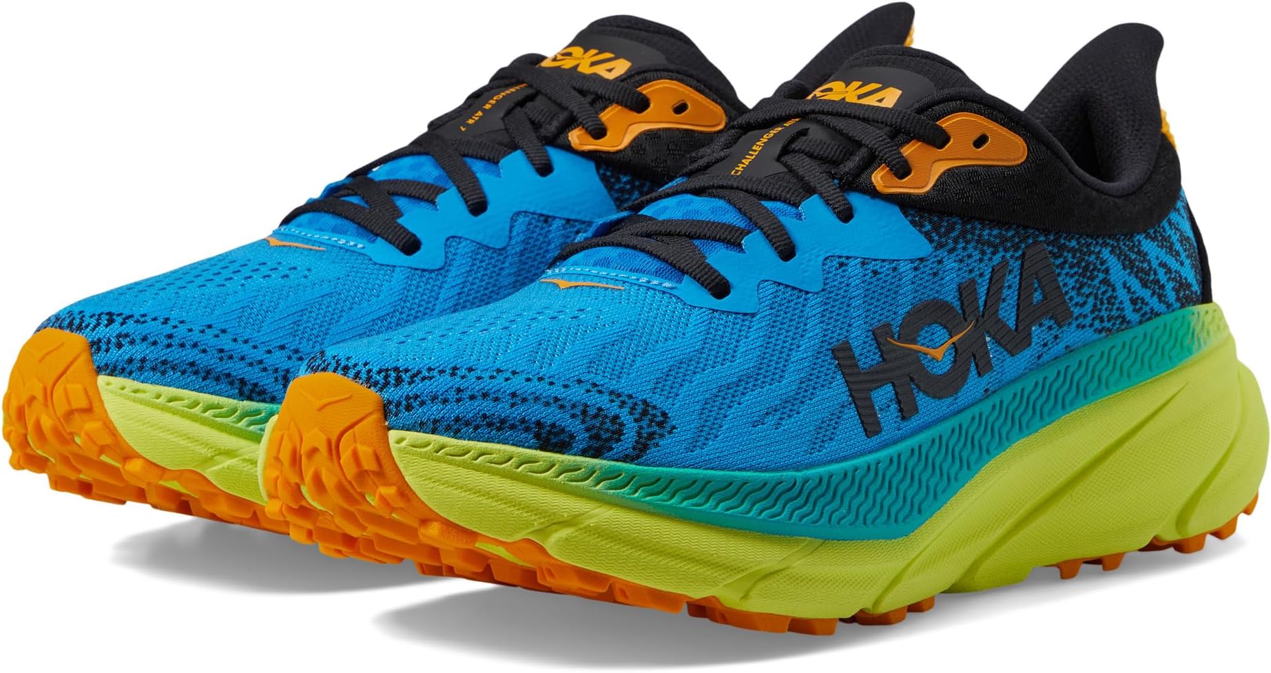 

Кроссовки Challenger 7 Hoka, цвет Diva Blue/Evening Primrose