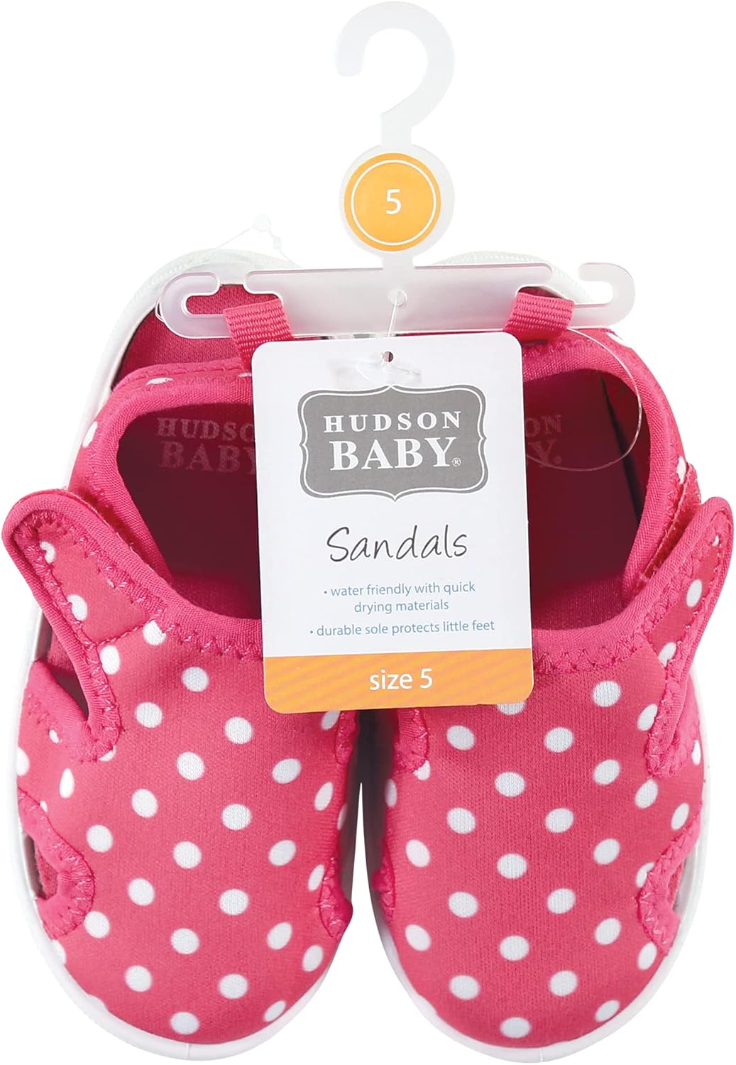 Детские сандалии и обувь для воды Hudson Baby унисекс, Polka Dot — фото 3