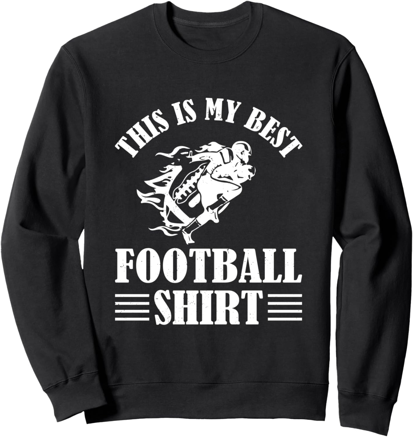 

Это моя лучшая футбольная толстовка. Толстовка с изображением игрока в американский футбол American Football Player, черный