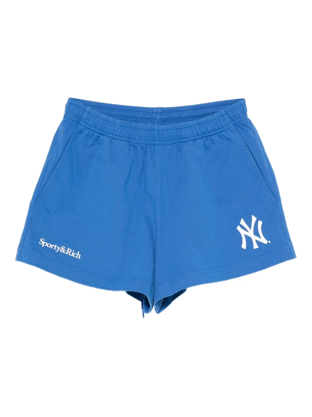 

Короткие шорты Yankees с логотипом Sporty & Rich, синий