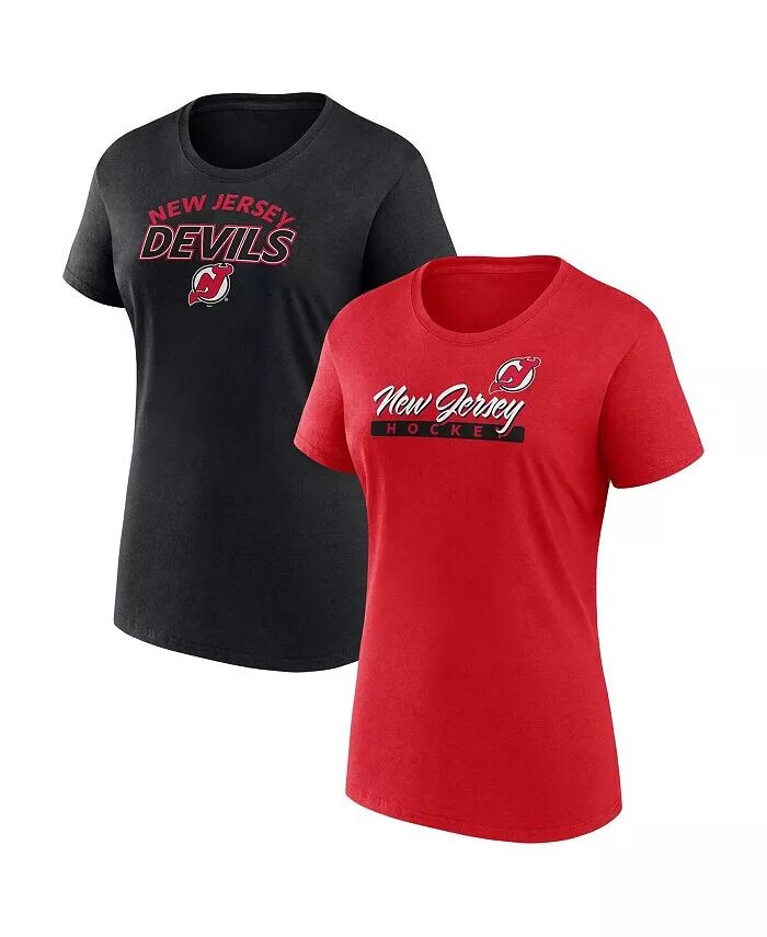 

Женская футболка New Jersey Devils Risk, комбо-набор Fanatics