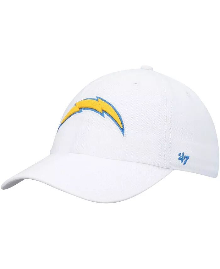 

Мужская белая регулируемая кепка Los Angeles Chargers Clean Up '47 Brand
