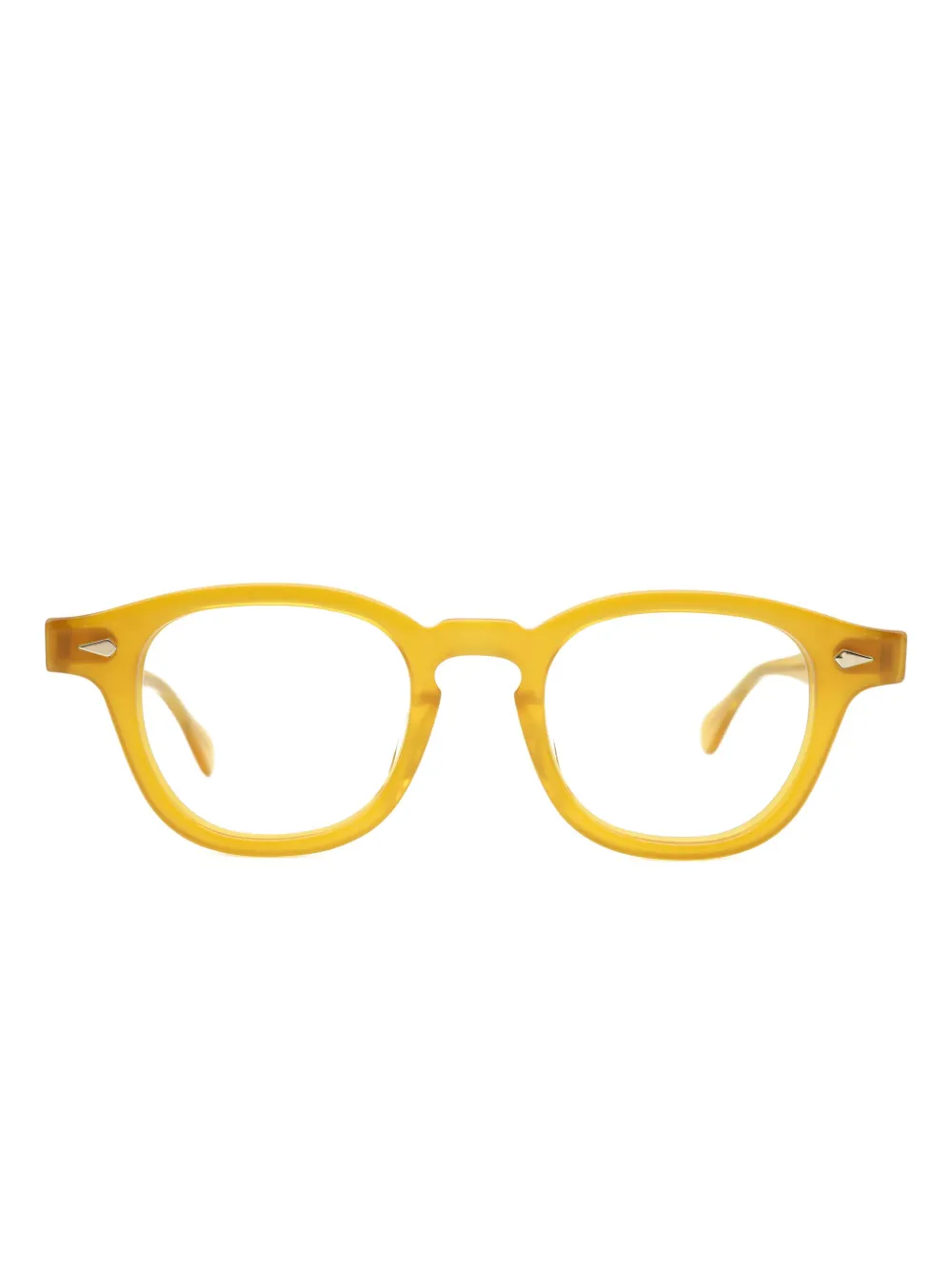 

Солнцезащитные очки в круглой оправе JULIUS TART OPTICAL, желтый