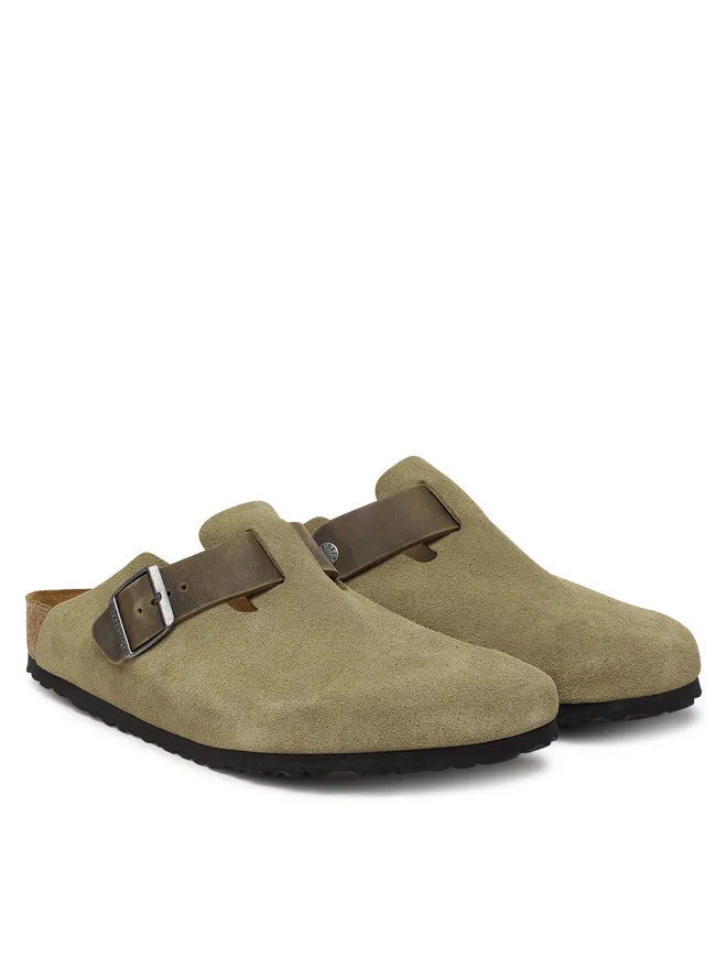 Birkenstock Бостонские мюли 1031516 хаки — фото 2