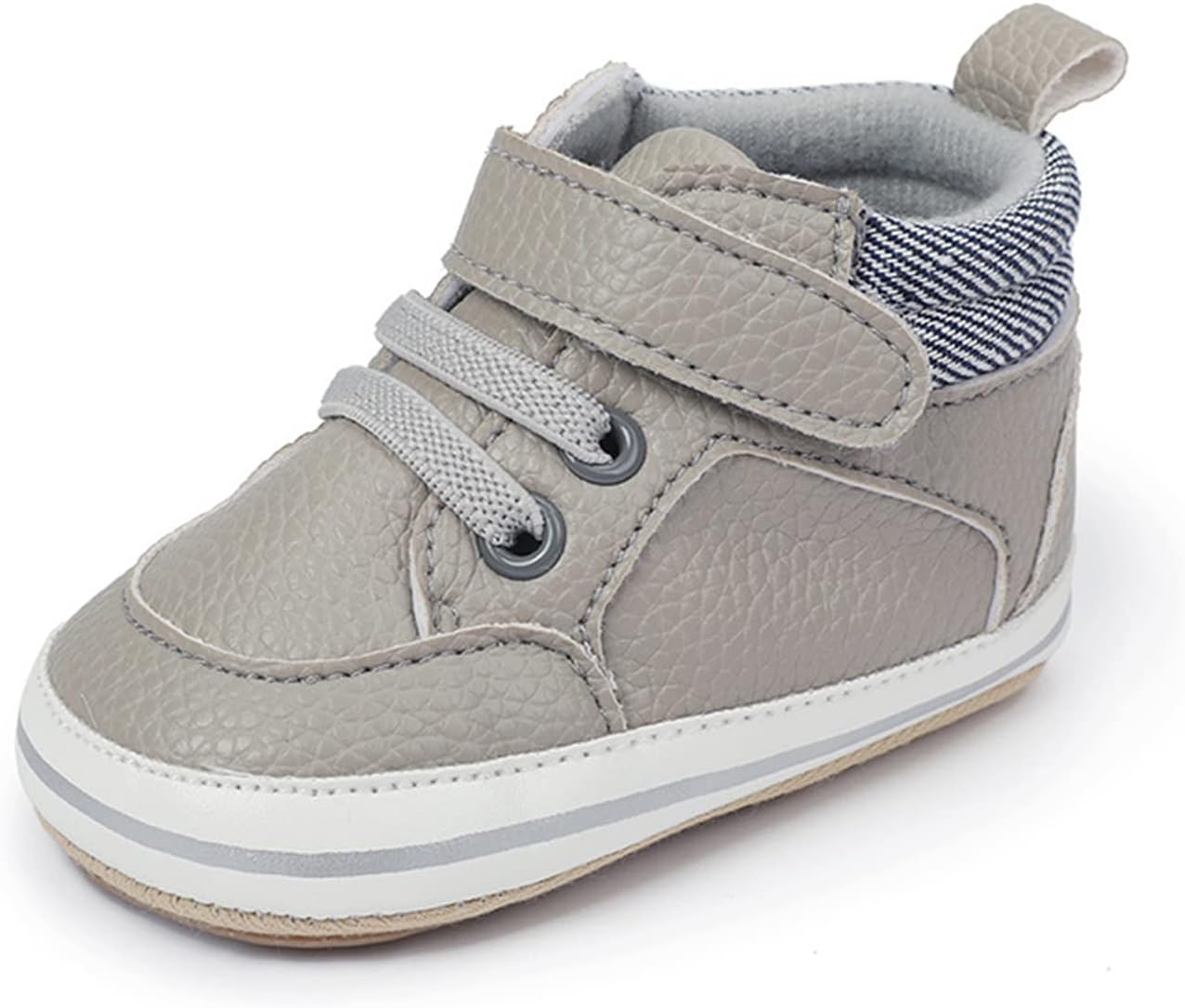 

SOFMUO Высокие кеды для малышей, мальчиков и девочек, из искусственной кожи с мягкой подошвой из резины, мокасины для новорожденных, оксфорды, лоферы, противоскользящие туфли для малышей, свадебная и школьная обувь