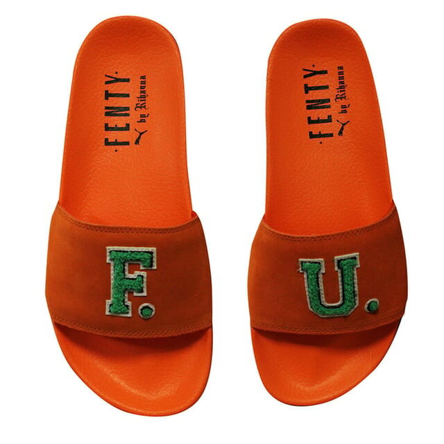 Женские ползунки X Fenty Fu Puma, оранжевый