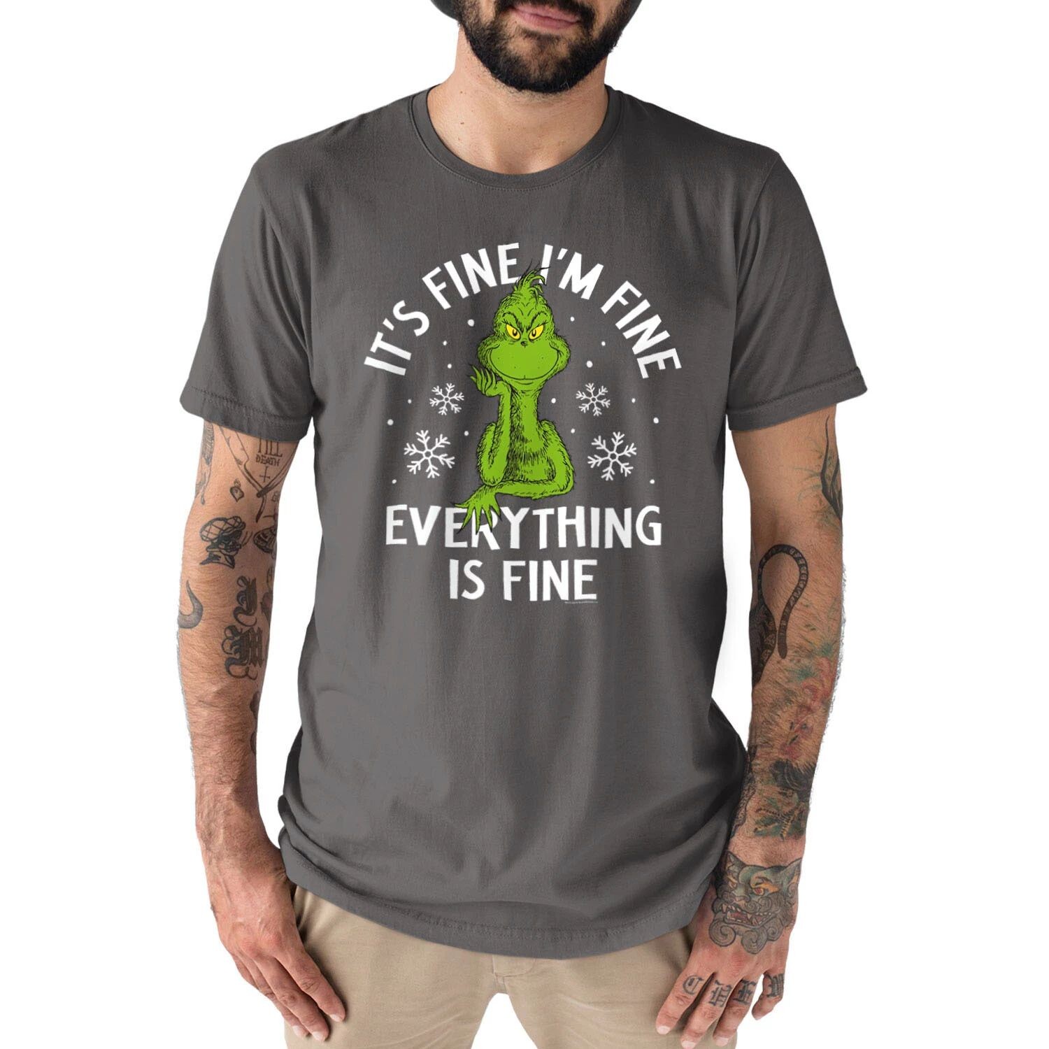 

Мужская футболка Dr. Seuss The Grinch It Fine Tee Licensed Character