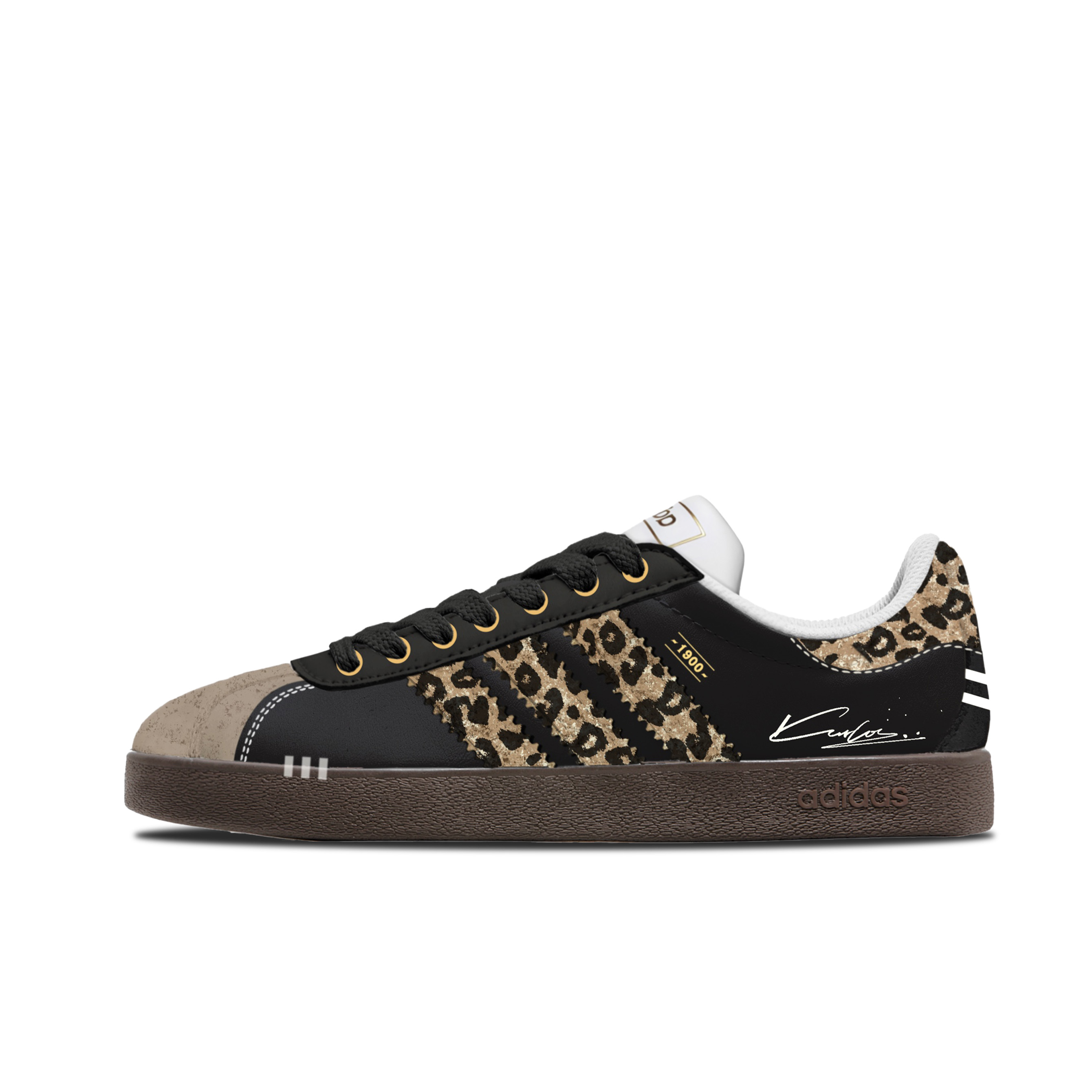 

Adidas Neo VL Court 20 Leopard Shadow кожаные с амортизацией, износостойкие низкие скейтборд-кроссовки Unisex