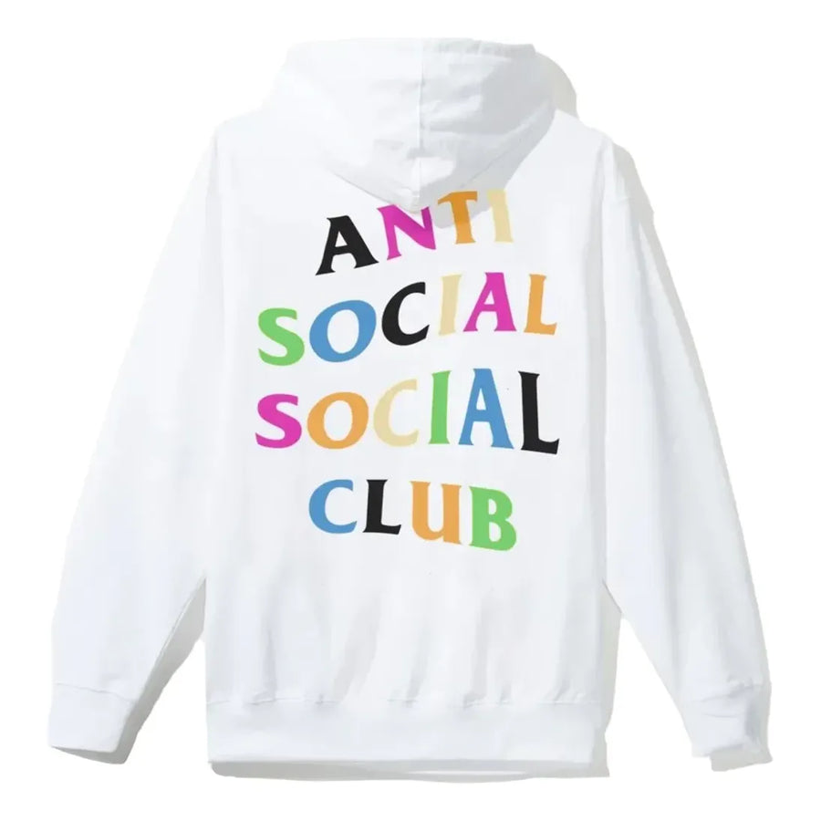 

Худи ANTI SOCIAL SOCIAL CLUB Rainbow Logo Hoodie 'White', белый